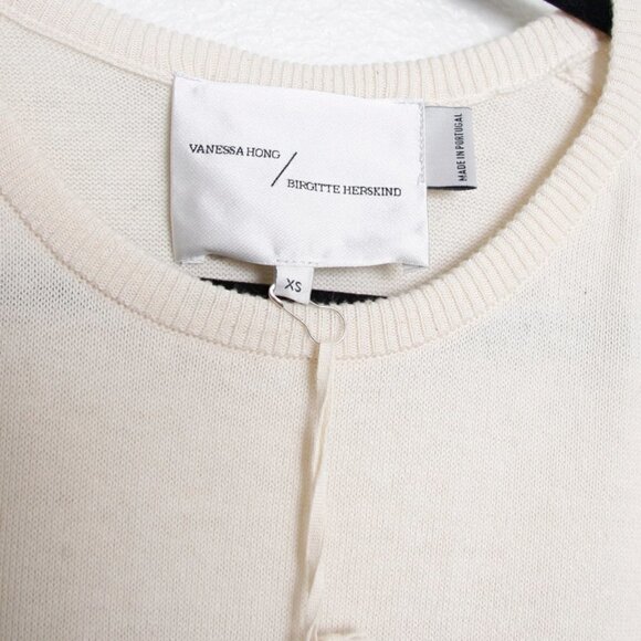 NWT Birgitte Herskind Dawn Cutout Organic Wool & Organic Cotton Sweater Dress XS - Picture 4 of 14